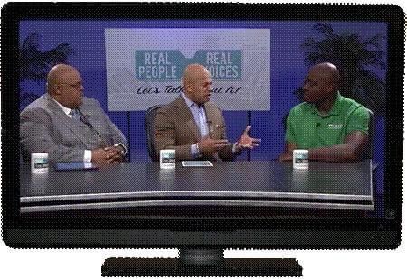 Real People Real Voices panel